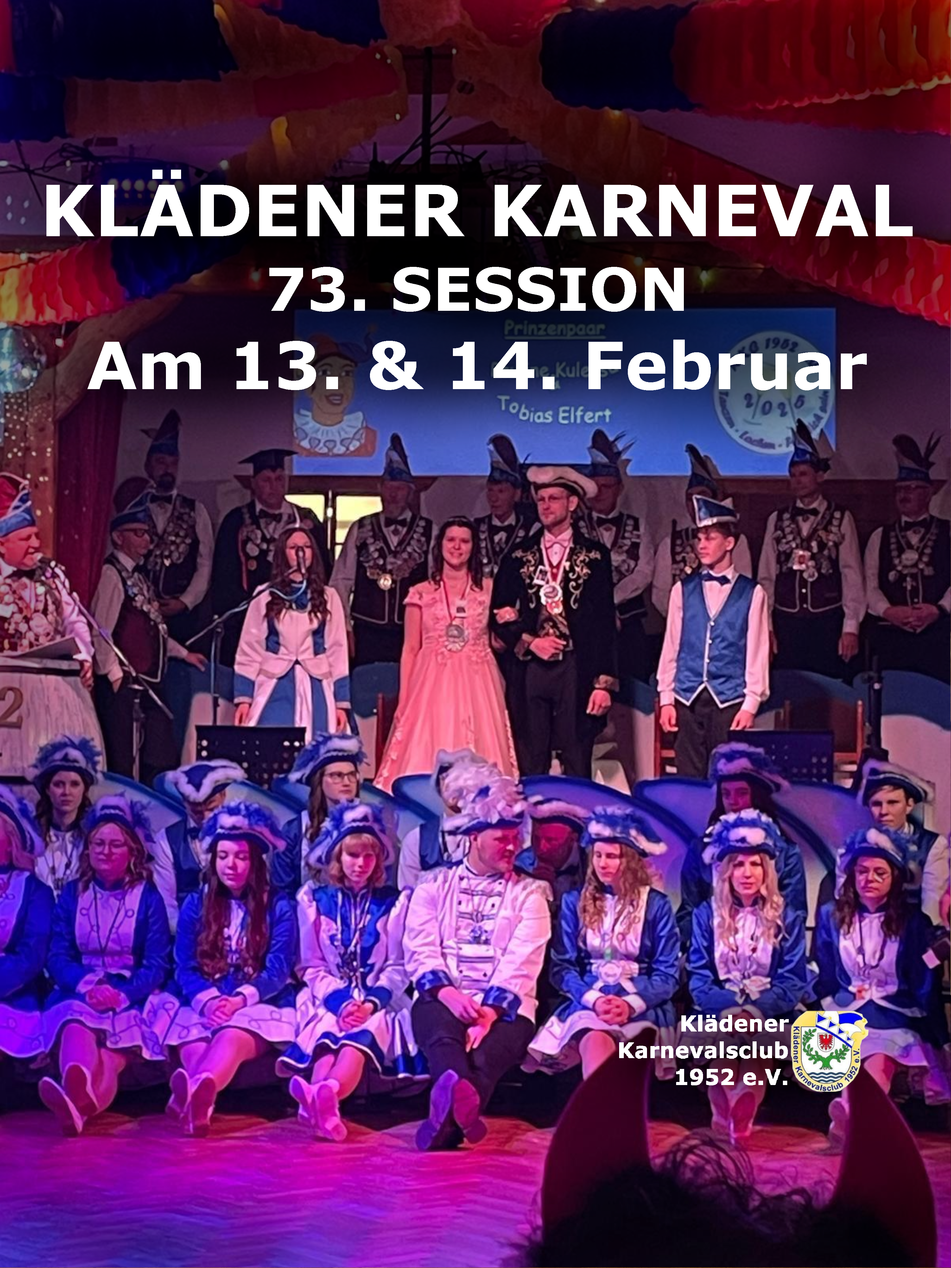 73. Session des Klädener Karnevals!